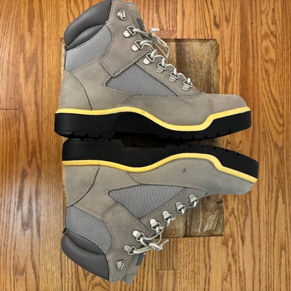 Timberland 6'' Field Boot Waterproof Grey Suede - Winter Streetwear Work Boot - Picture 4 of 12